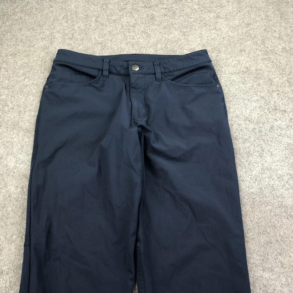 Lululemon Pants Mens 30 Blue Solid Chino Straight Leg Casual Workwear Pockets
